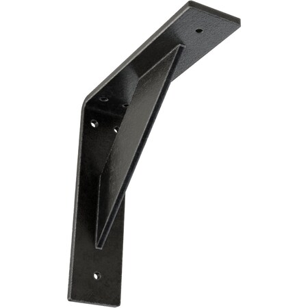 Ekena Millwork Traditional Steel Bracket, Antiqued Pewter 2"W x 8"D x 8"H BKTM02X08X08TRAPW